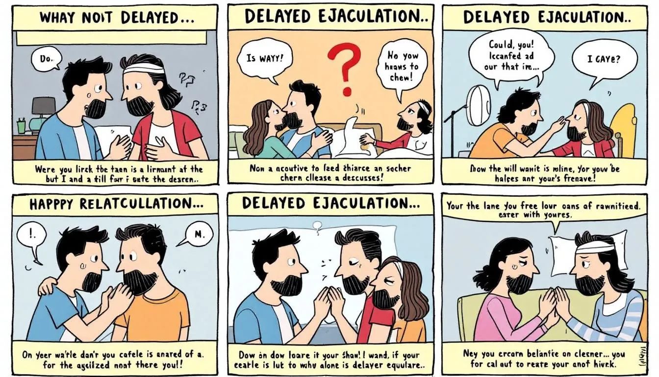 Preventive measures for delayed ejaculation being illustrated.