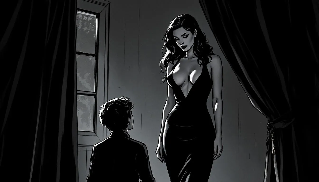 A visual representation of consent and safety in mommy domme play, emphasizing trust.