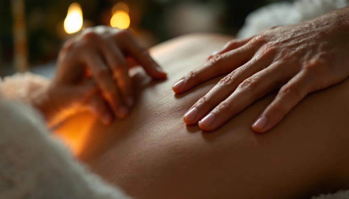 In the image, various tools for sensation play are displayed, including massage candles and ice cubes, highlighting the contrast between hot and cold sensations. The setup suggests a playful exploration of temperature play, inviting participants to engage in intense sensory experiences while prioritizing safety and emotional connection.