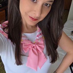 Stacy-Love-In-Pink-Schoolgril-Outfit
