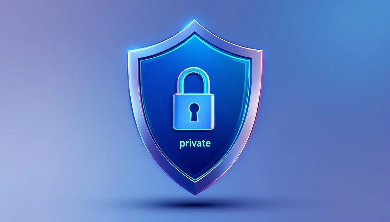 The image depicts a shield symbolizing mobile privacy, featuring icons representing phone calls, payment methods, and personal information protection. This shield emphasizes the importance of safeguarding details on platforms like Niteflirt while engaging with customers and services.