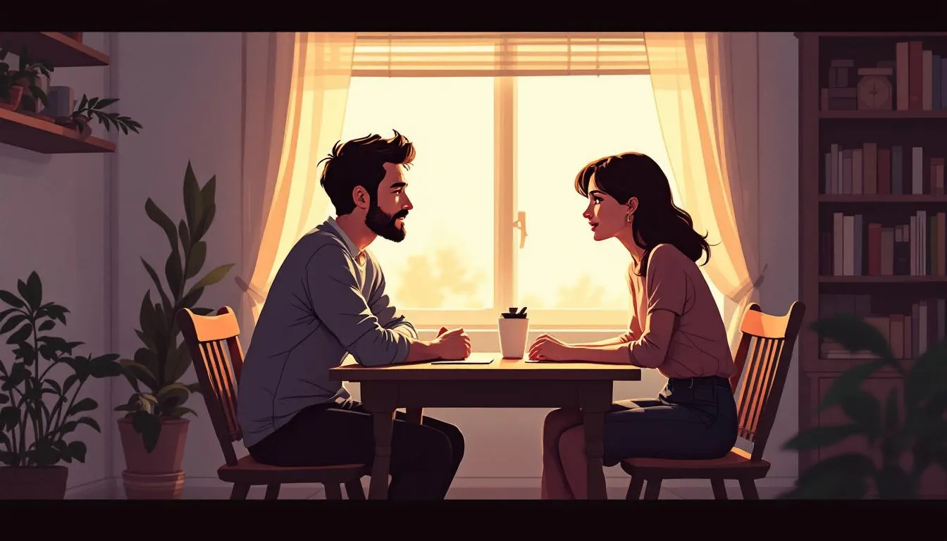 A couple building trust and confidence through open communication.