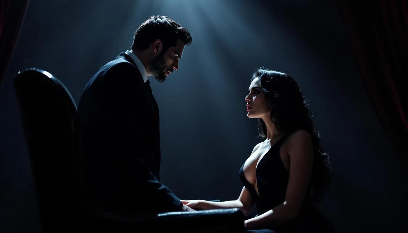 A couple discussing expert tips for successful humiliation role play.