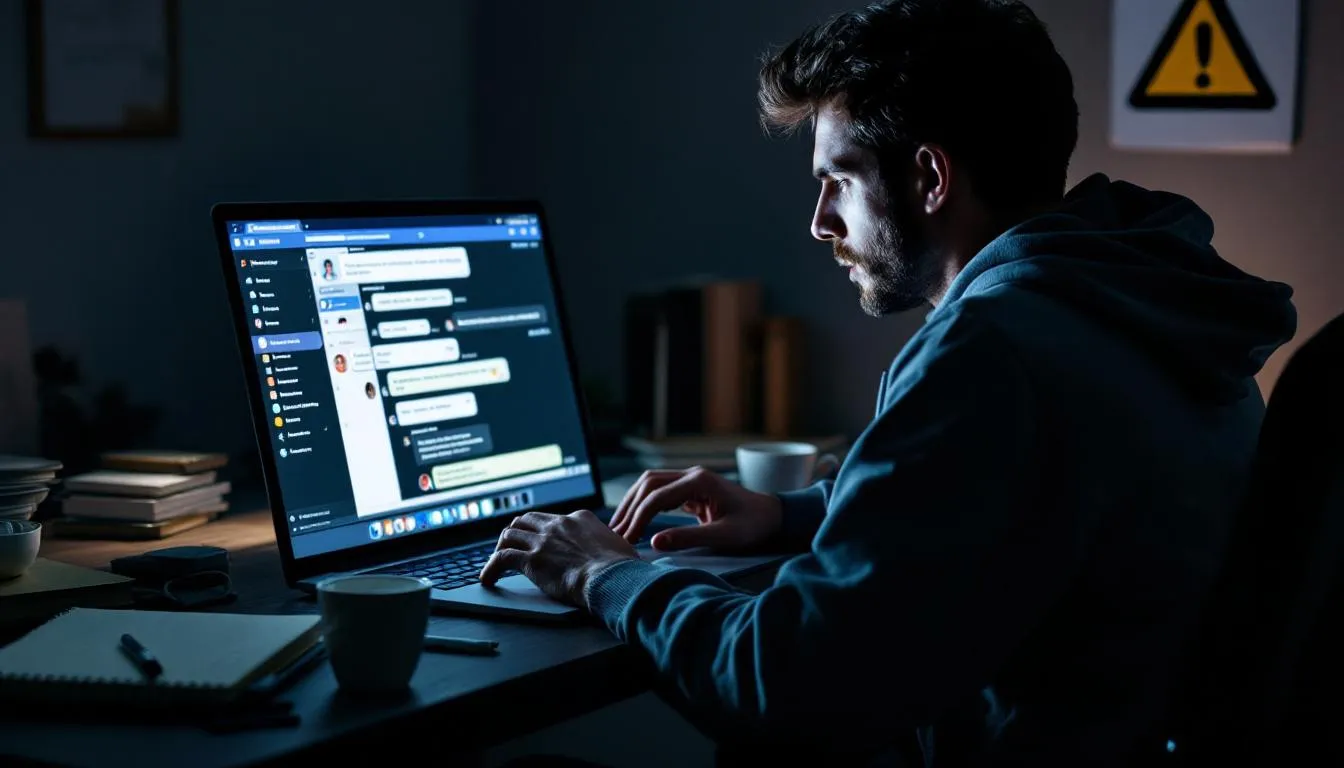 The image illustrates the significant privacy concerns associated with free chat rooms, highlighting the hidden costs of data collection and potential identity theft. It emphasizes how users' personal information, such as location data and browsing habits, can be exploited by data brokers and advertisers, raising awareness of the risks involved in using free apps.