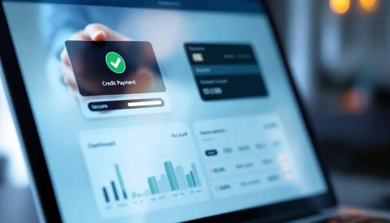 The image depicts a secure payment interface designed for managing account funds and processing credit card transactions, commonly used on phone sex websites. It emphasizes user-friendly features for customers to easily access and manage their call packages and payments.