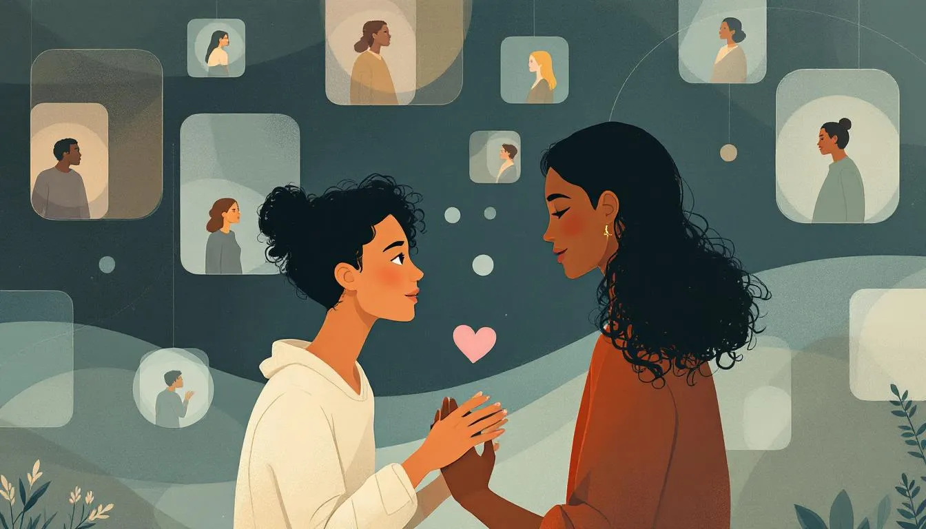 An illustration depicting clear communication and consent in power exchange relationships, emphasizing its importance.